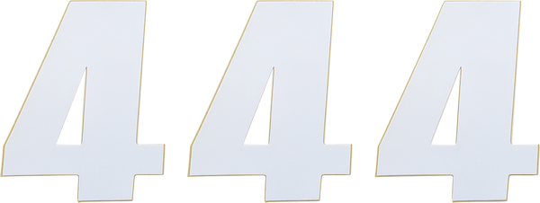 Vinyl Race Numbers White, 2, nordicamoto.ro