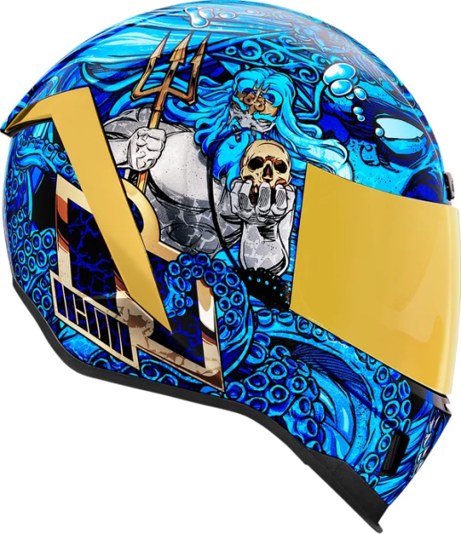 Casca Icon Airform™ Ships Company Black/Blue/Gold XL, 6, nordicamoto.ro