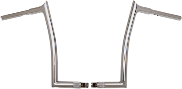 1-1/4(r) Ez Install Pointed Top Handlebar Silver, 5, nordicamoto.ro