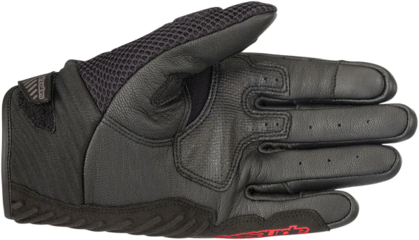 Alpinestars SMX-1 Air V2 bőrkesztyű – Fekete/Piros – 2XL, 3, nordicamoto.ro
