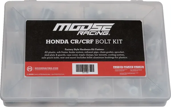 MOOSE RACING M1 Cr-crf Bolt Kit Gray, Silver, 2, nordicamoto.ro
