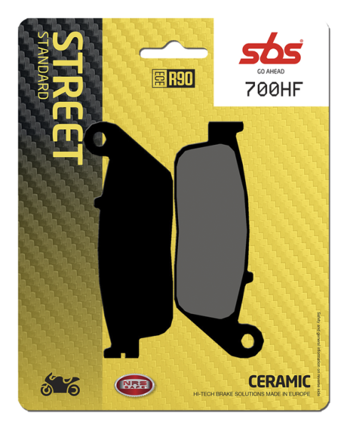 Hf Street Ceramic Organic Brake Pads, 2, nordicamoto.ro