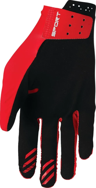 Thor Sportmode Iconic Red kesztyű, 2XL-es méret, 5, nordicamoto.ro