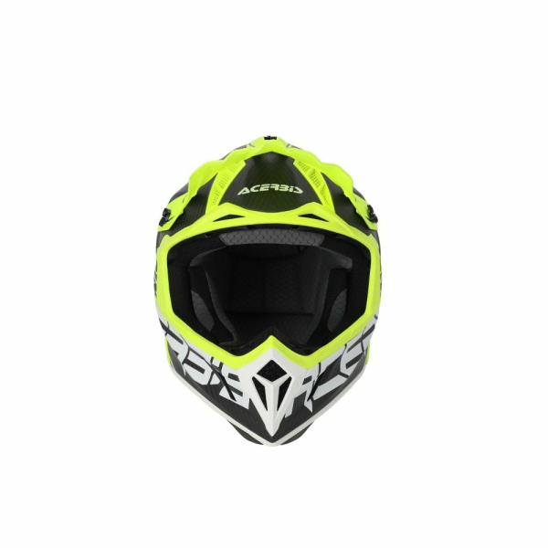 Acerbis Steel Carbon 22.06 sisak, fekete/sárga, M-es méret, 5, nordicamoto.ro