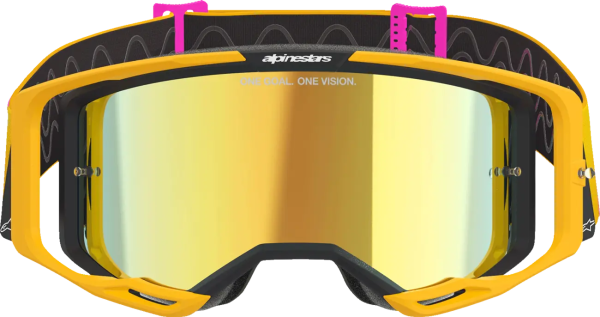 Alpinestars Vision 8 Corp szemüveg, narancssárga/rózsaszín/sárga, EGY MÉRET, 2, nordicamoto.ro