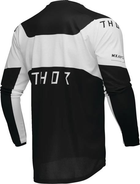Enduro Thor Launchmode Storm fekete/fehér póló, L-es méret, 6, nordicamoto.ro