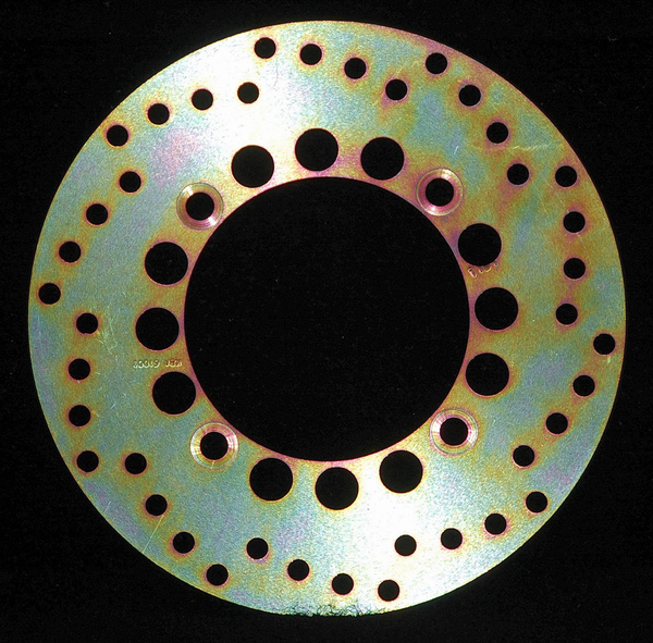 Round Hpsr Solid Brake Rotor Gold, Stainless Steel, Zinc, 1, nordicamoto.ro