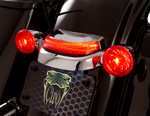 Crown Taillight With Lightstrike Technology Chrome, 3, nordicamoto.ro