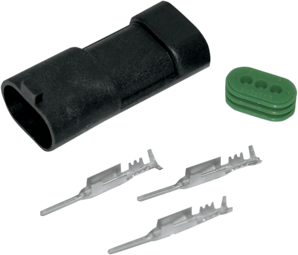 Delphi/amp Connector Kit And Refills Black, 2, nordicamoto.ro