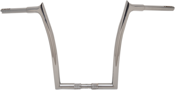 1-1/4(r) Ez Install Pointed Top Handlebar Silver, 5, nordicamoto.ro