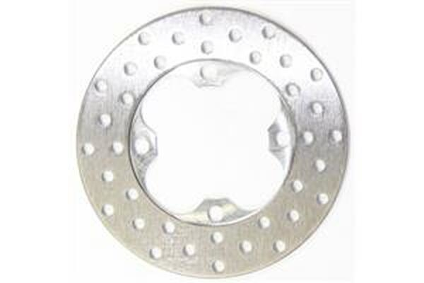 Brake Rotor D-series Fixed Round Offroad Polished Steel, Silver, Stainless Steel, 2, nordicamoto.ro