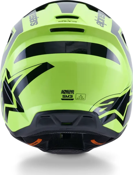 Alpinestars SM3 Heat sárga színű, XL méretű bukósisak, 6, nordicamoto.ro