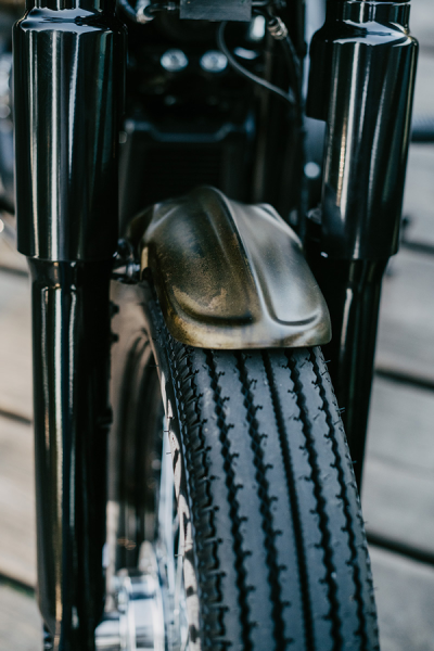 Front Fender Old School Black, 4, nordicamoto.ro