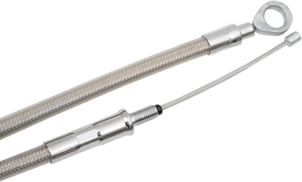 High-efficiency Braided Stainless Steel Clutch Cable Silver Standard, 1, nordicamoto.ro