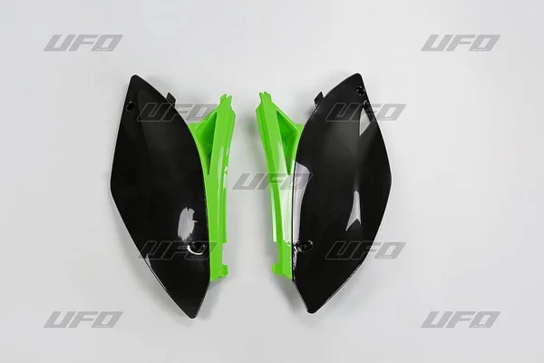 Oldallapok Kawasaki-hez, fekete, 1, nordicamoto.ro