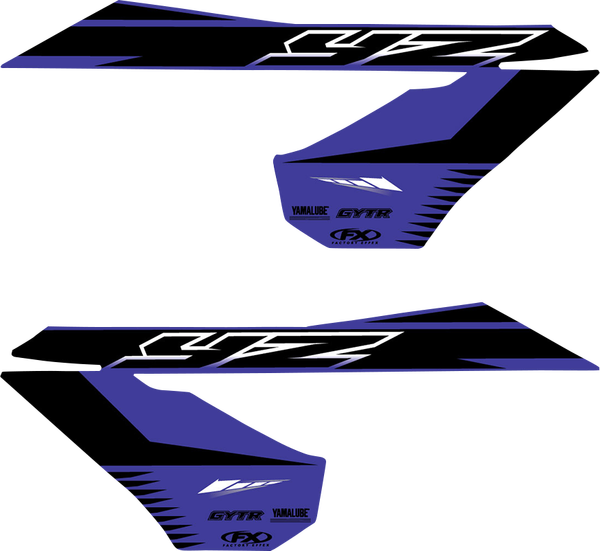 Replacement Oem Tank/shroud Graphics Black, Blue, 2, nordicamoto.ro