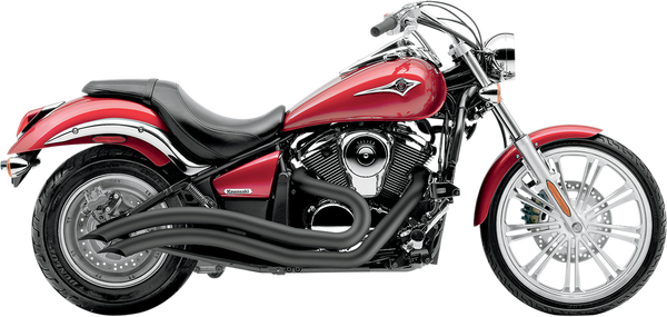 Speedster Swept Exhaust System Black, 1, nordicamoto.ro