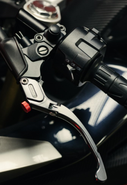 CFMOTO 450NK / 450SR / 450SR-S motorkerékpár fékkarja – FEKETE, 7, nordicamoto.ro