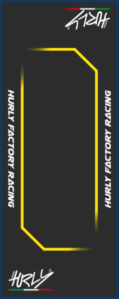 Workstation Floor Mat Black, Blue, White, Yellow, 2, nordicamoto.ro