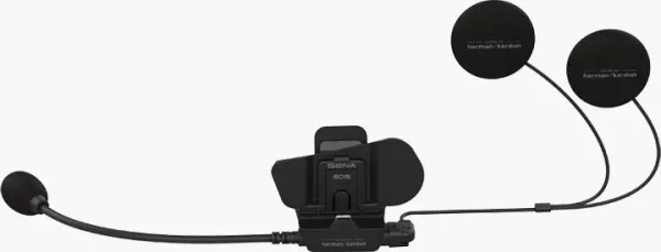60s Helmet Clamp Kit With Boom Microphone Black, 1, nordicamoto.ro