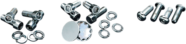 Socket Head Swingarm End Cap Bolt Kit Chrome, 1, nordicamoto.ro