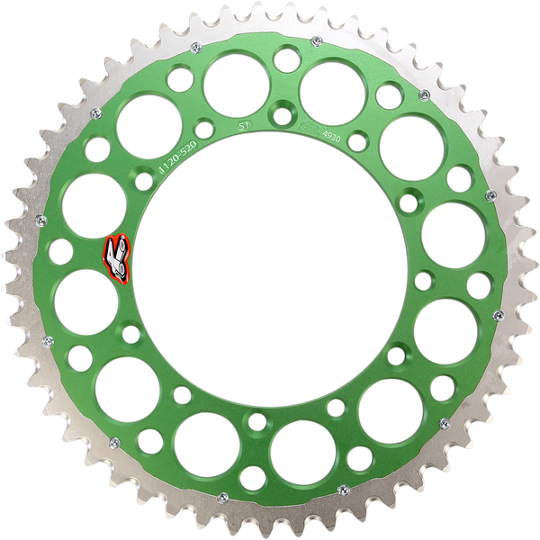 Twinring Rear Sprocket Green, 2, nordicamoto.ro