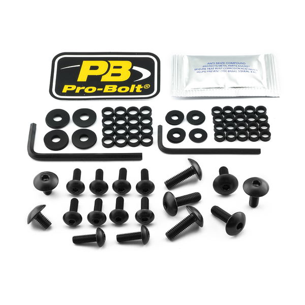 Fairing Bolt Kit For Honda Black, 1, nordicamoto.ro
