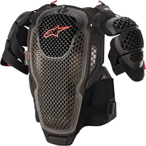 Armura Alpinestars A-6 mellkasvédő, szürke/piros, XL/2XL, 3, nordicamoto.ro