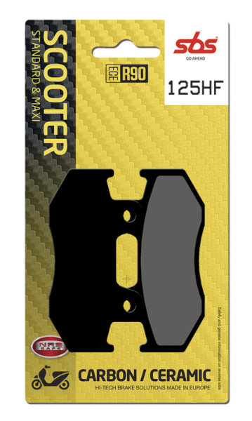 Hf Street Ceramic Organic Brake Pads, 1, nordicamoto.ro