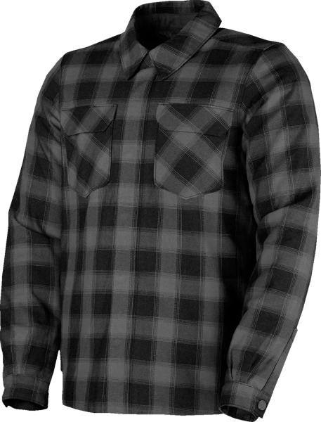 Fallblock flanelkabát, fekete, szürke, M, 1, nordicamoto.ro