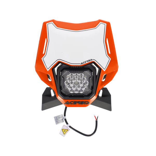 Acerbis VSL Lumen-X univerzális LED-fényszóró, fehér/fekete, 3, nordicamoto.ro