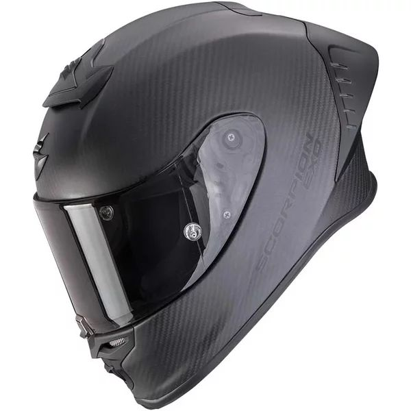 SCORPION EXO-R1 EVO II CARBON AIR SOLID M teljes arcú bukósisak, fekete, 1, nordicamoto.ro