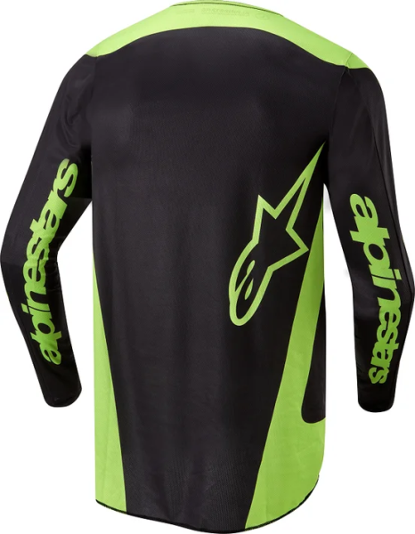 Tricou Alpinestars Fluid Lurv Black/Yellow Fluo L, 3, nordicamoto.ro