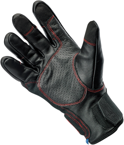 Belden Gloves Black, Red M, 1, nordicamoto.ro