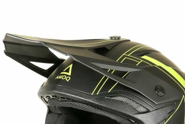 AMOQ Vertigo MIPS Peak Black/HiVis, 1, nordicamoto.ro