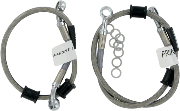 Cycleflex Two-line Racer Brake Line Kit Silver, 1, nordicamoto.ro
