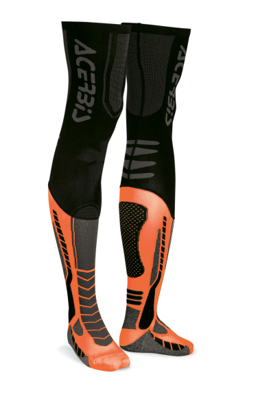 Acerbis X-Leg PRO zokni, fekete/narancssárga, S/M, 1, nordicamoto.ro