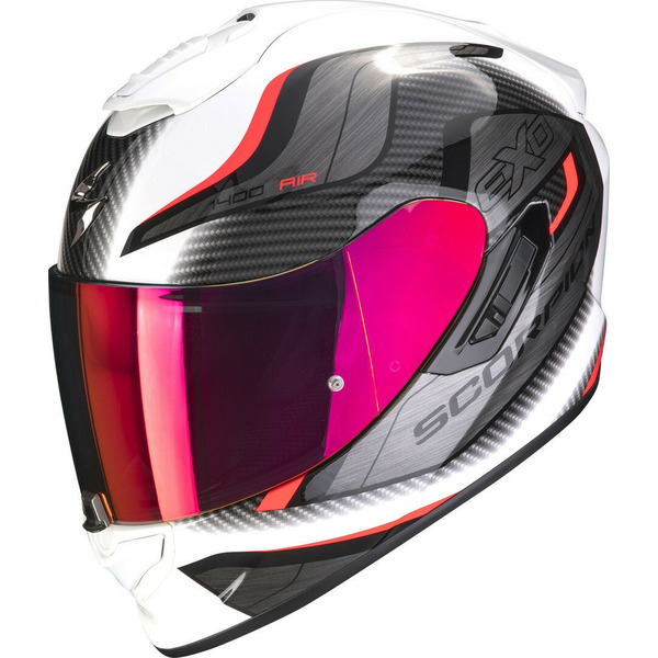 Casca integrala sport/touring SCORPION EXO-1400 EVO AIR ATTUNE Negru/Gri/Rosu XXL, 4, nordicamoto.ro