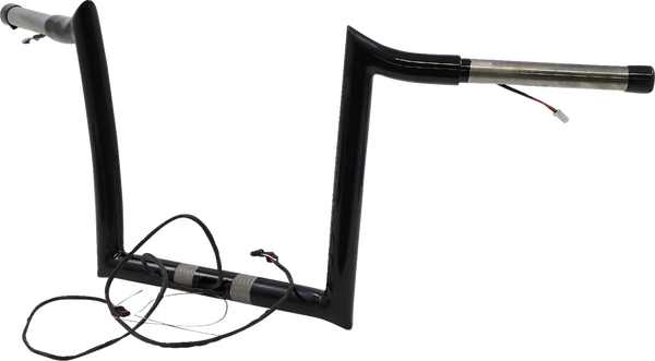 Pre-wired Monkey Bar Handlebar Black, 2, nordicamoto.ro