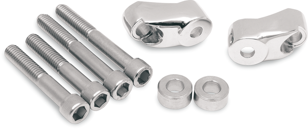 Short Turn Signal Mounts For 39mm/49mm Forks Chrome, 1, nordicamoto.ro