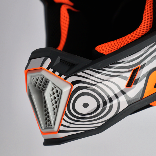 Acerbis Whoops Graphic sisak, szürke/narancssárga, XL, 6, nordicamoto.ro