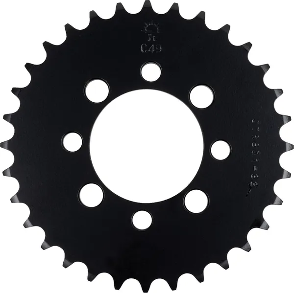 JT SPROCKETS Acél hátsó lánckerék, fekete, 1, nordicamoto.ro