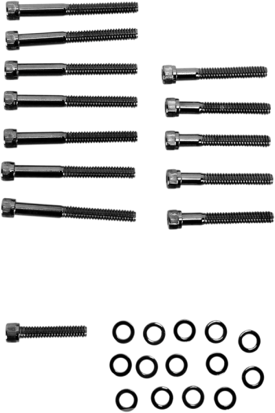 Socket-head Bolt Set Black Chrome, 1, nordicamoto.ro