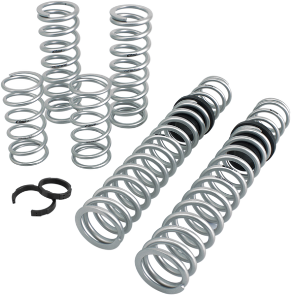 Shock Spring Kit Stage 2 Black, Silver, 2, nordicamoto.ro