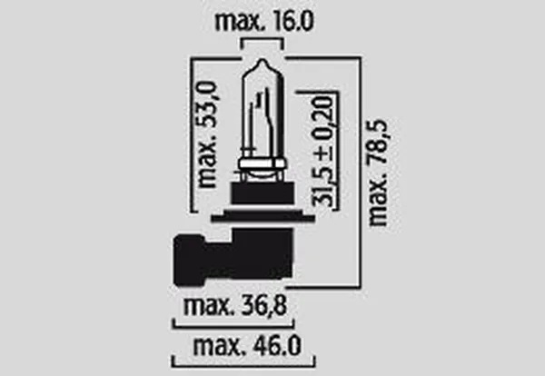 Halogen Headlight Bulbs, 2, nordicamoto.ro