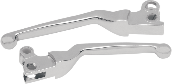 Chrome Clutch/brake Lever Set Silver, 1, nordicamoto.ro