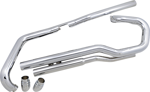 Speedster Slashdown Exhaust System Chrome, 2, nordicamoto.ro