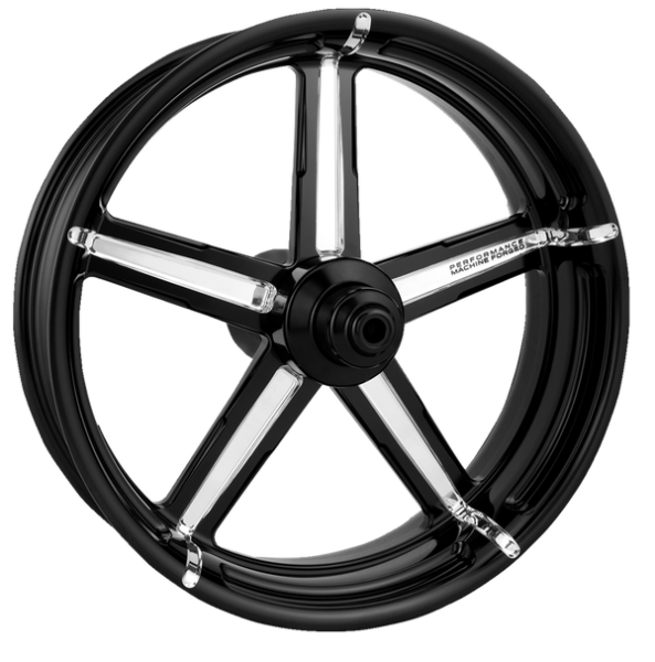 One-piece Aluminum Wheel Black, 1, nordicamoto.ro