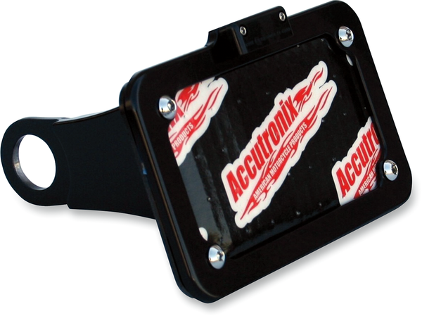 Side Mount License Plate With Led Tag Light White, 2, nordicamoto.ro