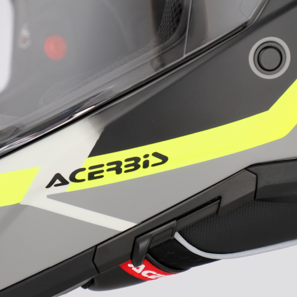 Acerbis Attack teljes arcú sisak, fekete/fluoreszkáló sárga, L-es méret, 2, nordicamoto.ro